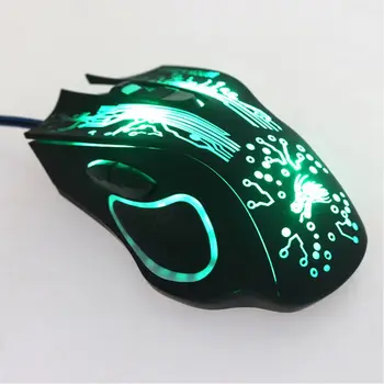 

USB Wired Gaming Mouse 6-button LED Luminous Computer Laptop Optical Mouse