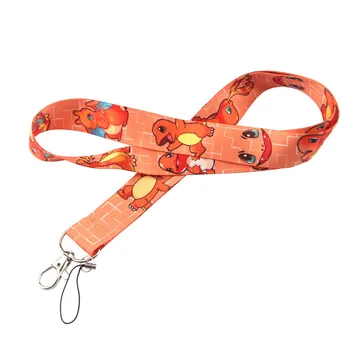 

20pcs/lot Small Fire Dragon Mobile Phone Hang Rope Pet Elf Lanyard Documents Key Halter Camera Neck Strap AT1391