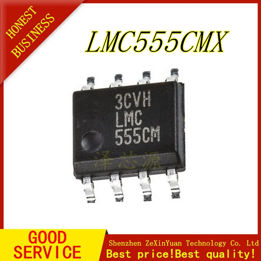 30 шт. LMC555 LMC555CMX LMC555CM лапками углублением SOP-8