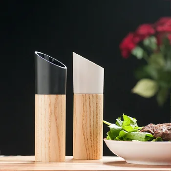 

Wooden Salt&Pepper Grinders Manual Pepper Spice Mills Kitchen Tools