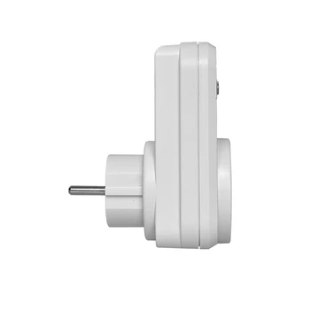 

Smart Wifi Plug Socket Swa1 2.4Ghz Wireless Remote Control 100-240V Socket Switch with Time Function Application Control (Eu Plu