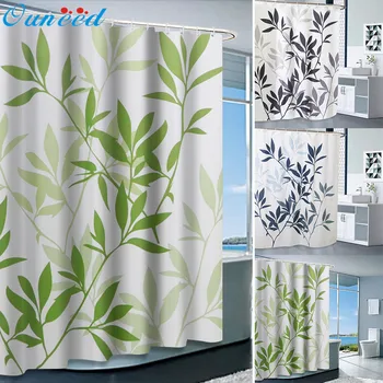 

Ouneed shower curtain European style printed polyester waterproof Bathroom Curtain Decoration 180x180cm waterproof Drop Ship New