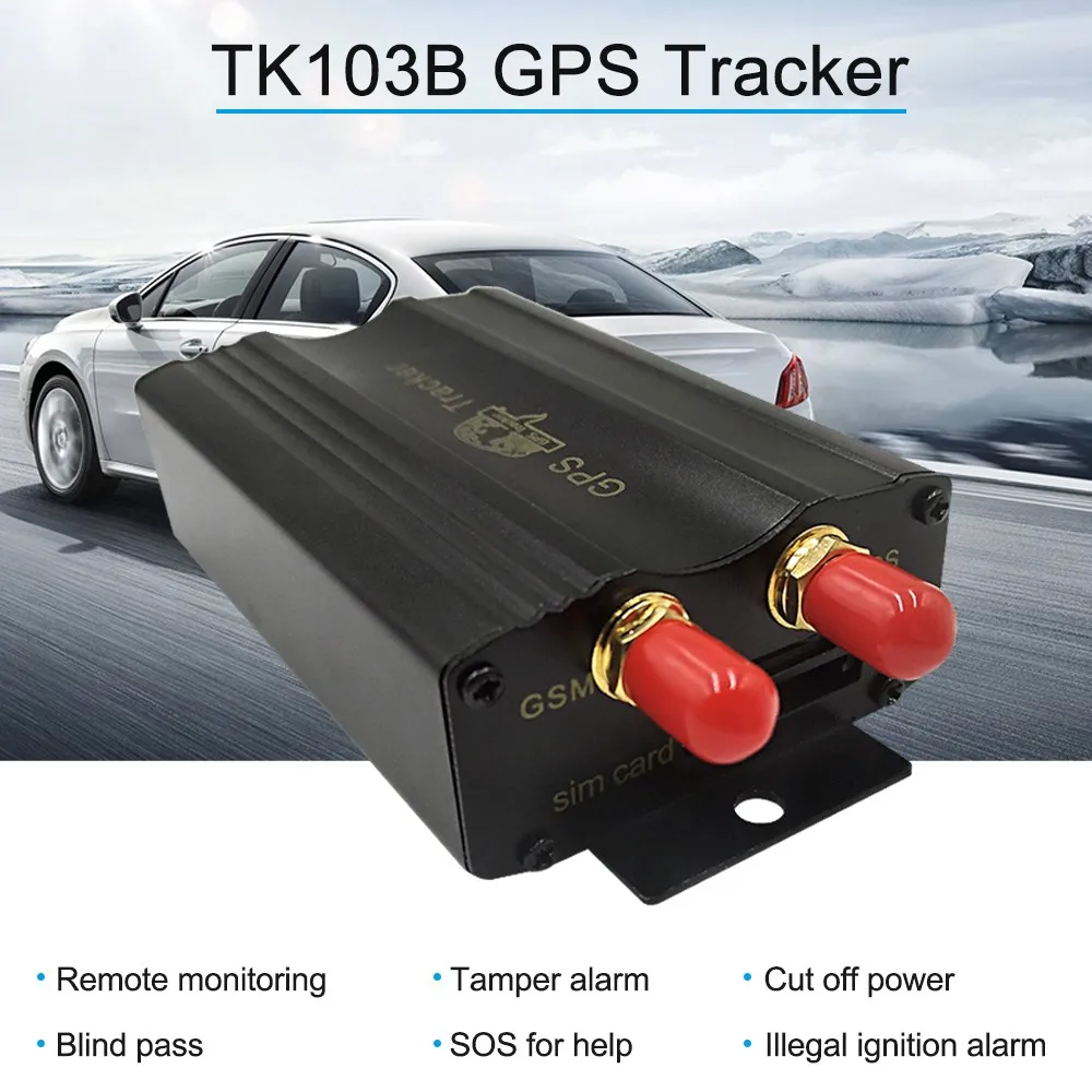 TK103B gps SMS GPRS трекер дистанционного мониторинга вскрытия автомобиля анти-потеря системы устройство для отслеживания детей устройство автоматического отслеживания
