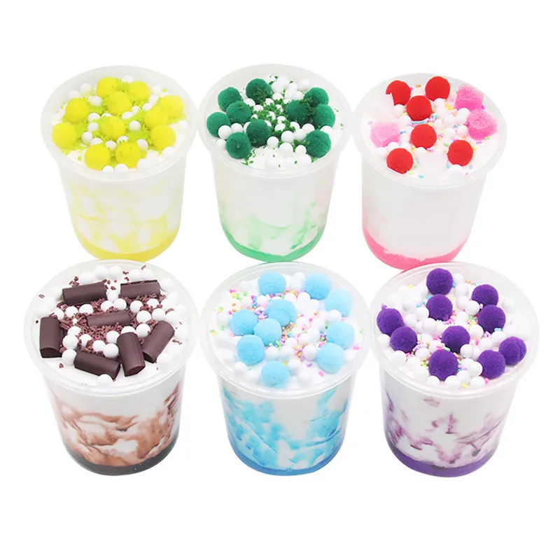 Слайм DIY чай молочная глина пенообразователь слайм Пластилин Ароматизированная