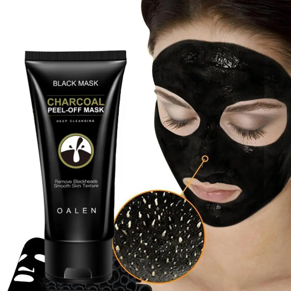 Black Charcoal Mask Peel-off Purifying Deep Cleansing Remove Blackhead Acne Scar Anti Wrinkles Face Skin Care | Красота и здоровье