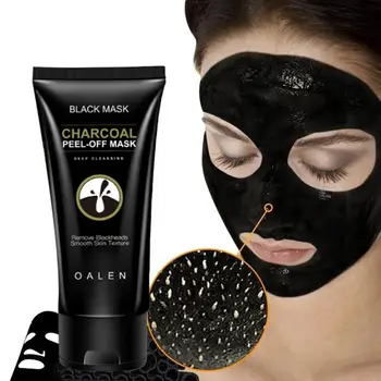 

Black Charcoal Mask Peel-off Mask Purifying Deep Cleansing Remove Blackhead Acne Scar Anti Wrinkles Mask Face Skin Care