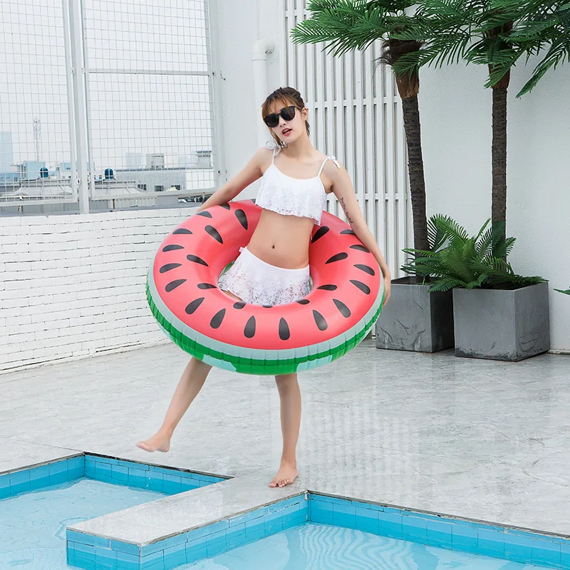 

Manufacturers Currently Available Direct Selling Environmentally Friendly PVC 120 Inflatable Watermelon Swimming Tube Adult Hydr