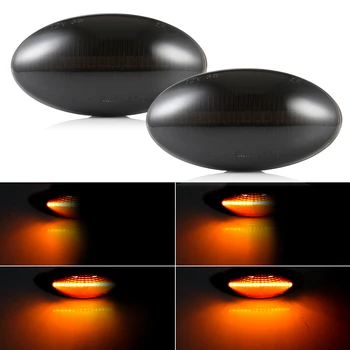 

2pcs Dynamic Led Turn Signal Side Marker Lights Flowing Side Indicator Repeater Lamp for MINI Cooper R50 R52 R53 2002-2008