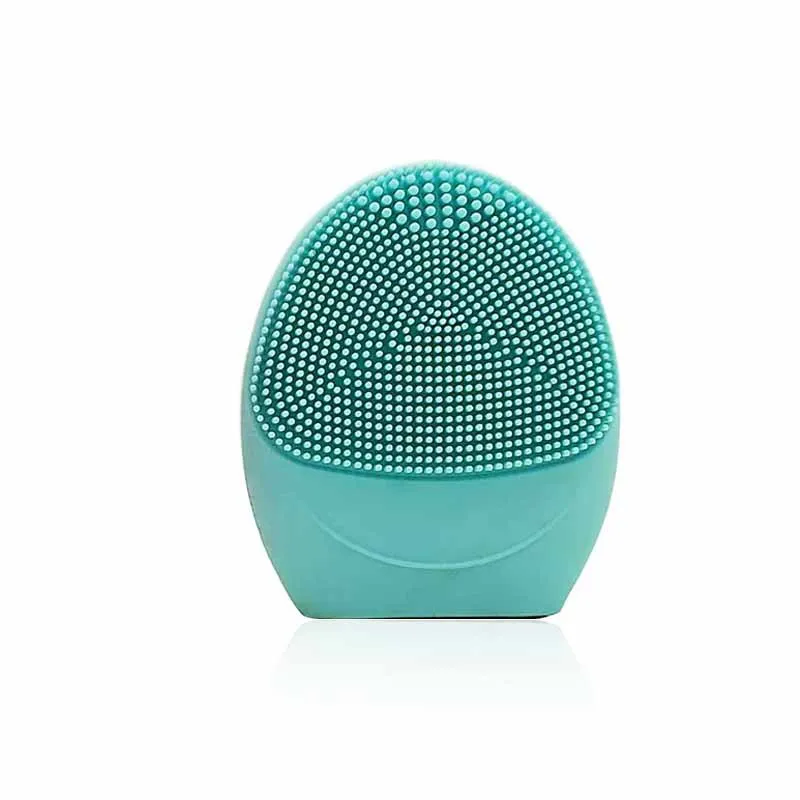 Blue Профессиональное супер волновое электрическое косметическое средство для очистки пор, силиконовое очищающее средство для лица, ионное средство для глубокого очищения - Цвет: Blue