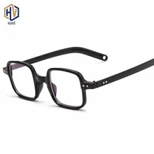 Модные новые квадратные оптические очки, оправа для мужчин и женщин, Ретро стиль, рисовый гвоздь, маленькие оправы для очков, унисекс, очки по рецепту
