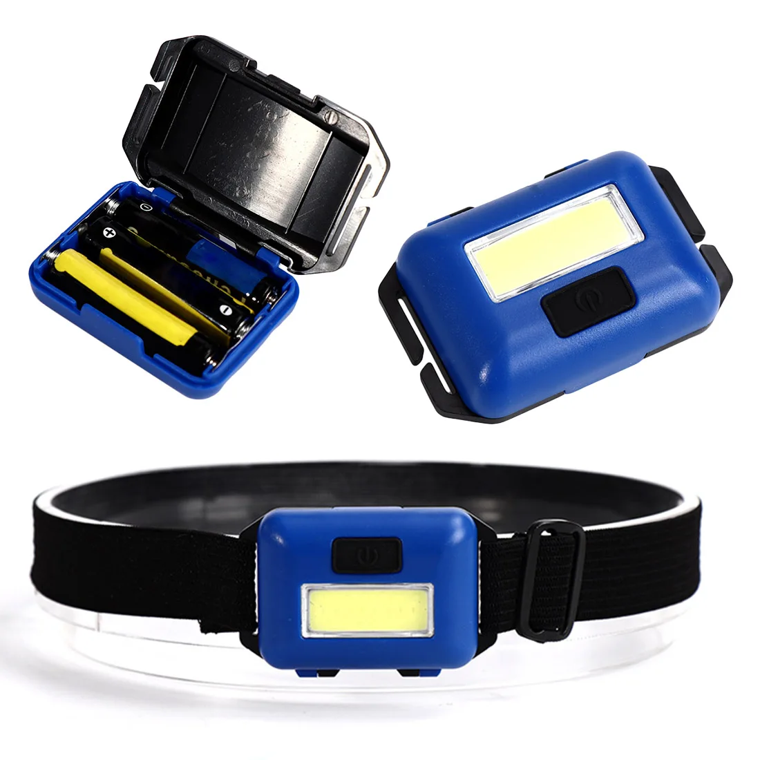 

Mini Headlamp LED 3 Mode Headlamp AAA Headlight Adjustable Camping Torch Lamp Light