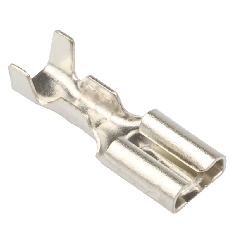 

100pcs 3.8 Inserting spring thickness 0.3 mm cold compression wiring terminal connector DJ 622-D 3.8 Aa3
