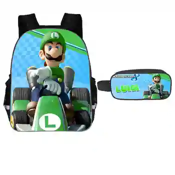 

Mario Bros Children School Bags Orthopedic Backpack Kids School Boys Girls Mochila Infantil Cartoon Bookbag