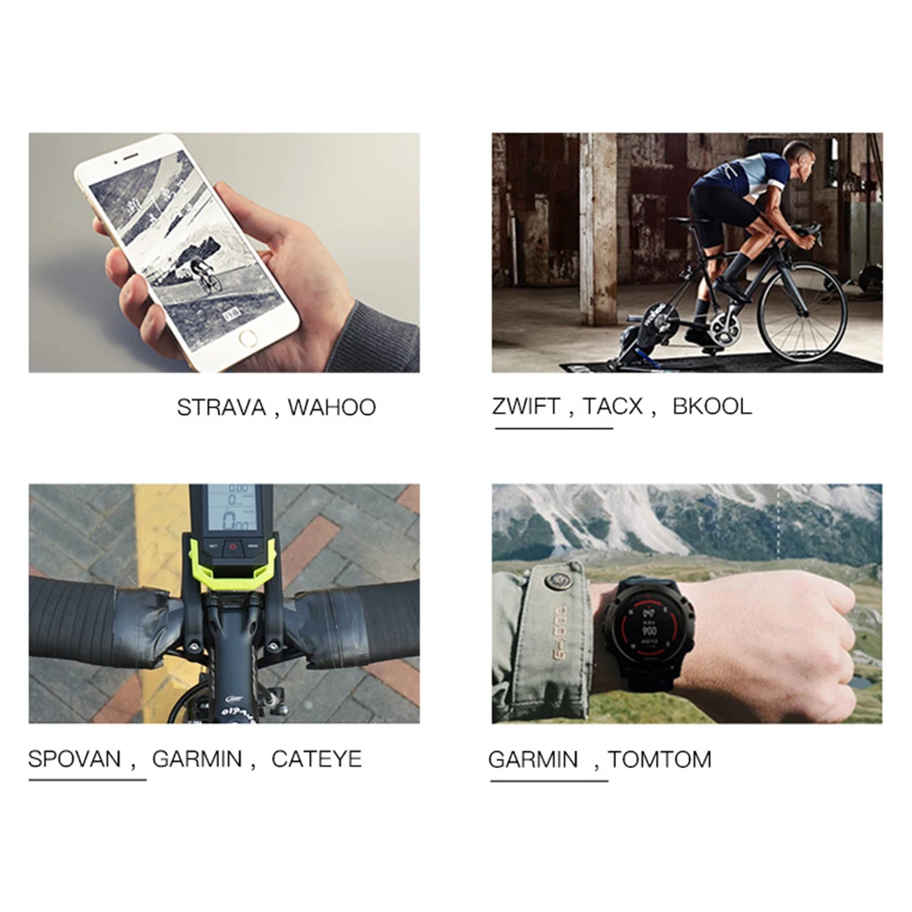 Замена для Strava Garmin Bryton велосипедный Спидометр Bluetooth датчик двойного использования цикл компьютерный сенсор
