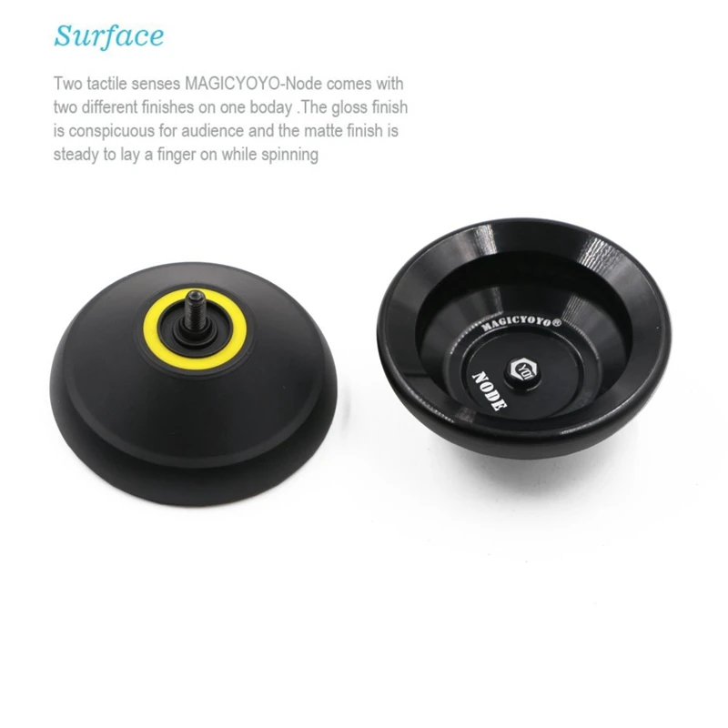 Magic yoyo Y01 yoyo s Node Pro не реагирующий йо-йо сплав, профессиональный йо(черный