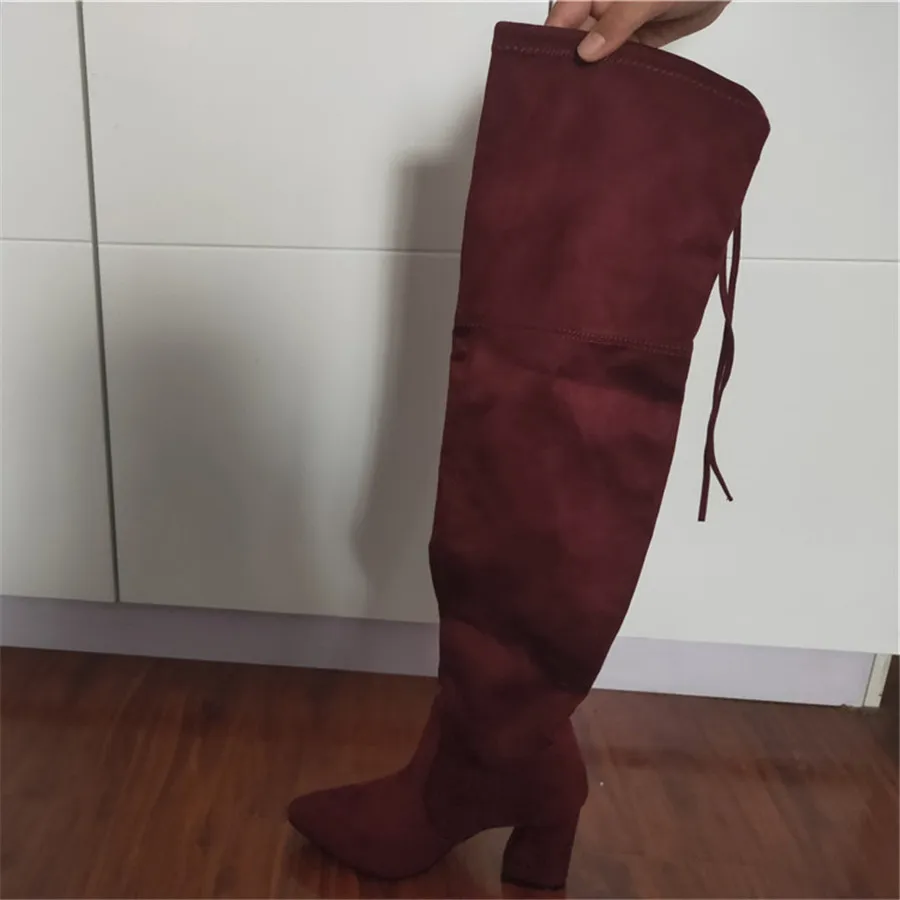 

2019 Elastic High Overknee Woman Boots