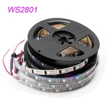 

5m WS2801 LED Strip Magic Individually Addressable DC5V 32LEDs/M Full Color WS2801 Chip IP30/IP65/IP67 SMD 5050 RGB Lamp Tape