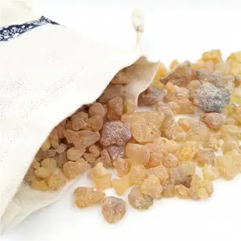 

20g/50g/100g Cloth Bag Package Frankincense Incense Brock National Tears Gum Tree Resin for Medicine Burned for Aromatic A $