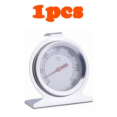Dial Thermometer Stainless Steel Oven Cooker Temperature Gauge BBQ 300 Celsius Thermometer Kitchen Gadgets Tool Accessories