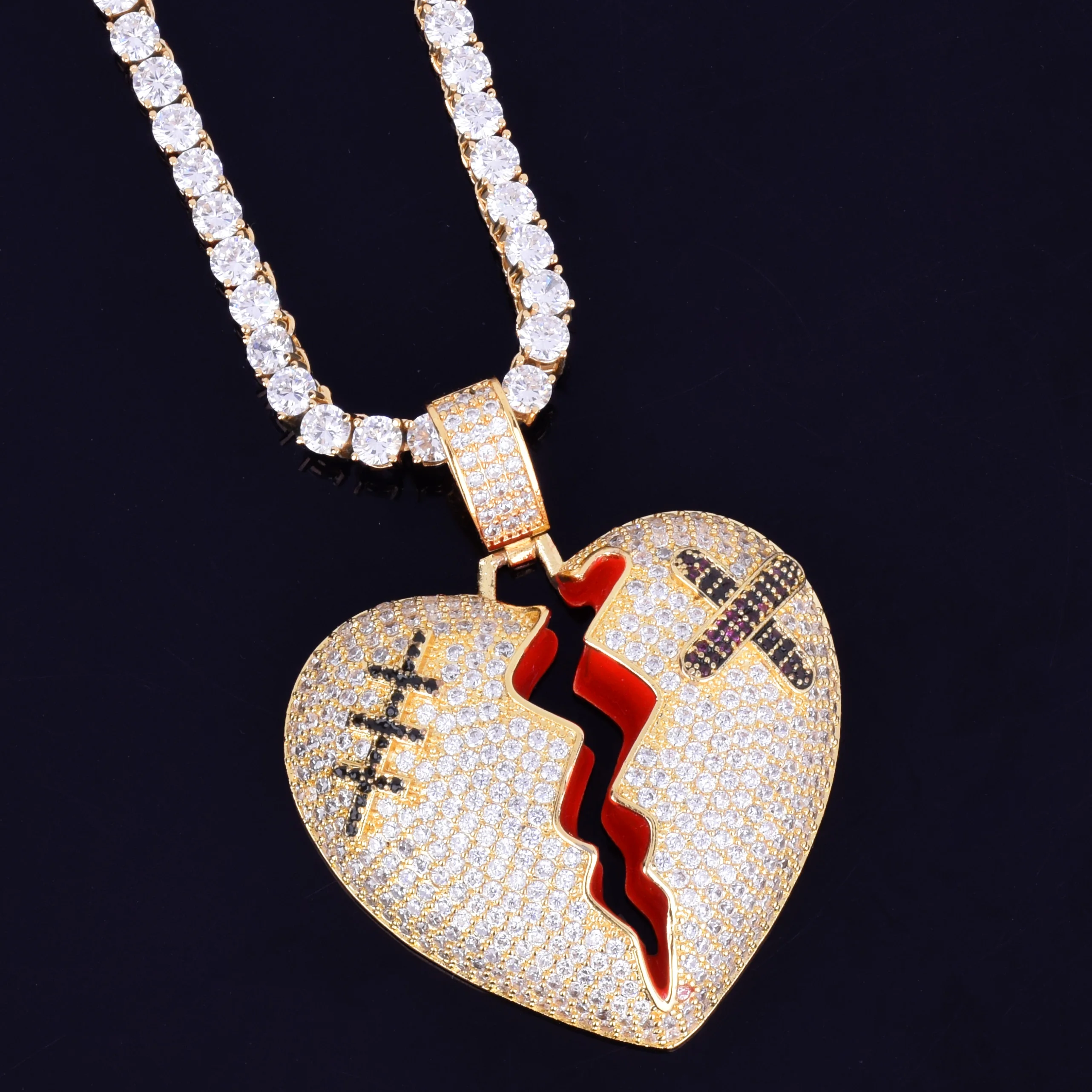アクセサリー MAGLIANO BROKEN HEART NECKLACE MAGLIANO - マリアーノ】Micro Broken Heart necklace