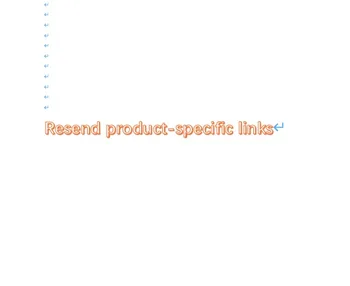 

Reissue product dedicated link