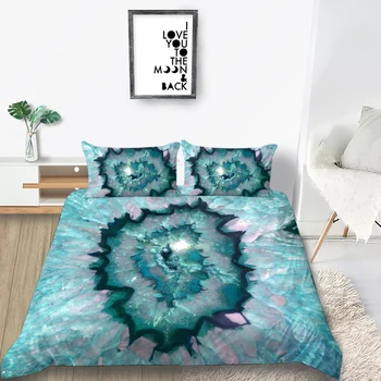 

Thumbedding Crystal Print Bedding Set King 3D Printed Lifelike Duvet Cover Queen Beautiful Soft Single Double Full Twin Bed Set