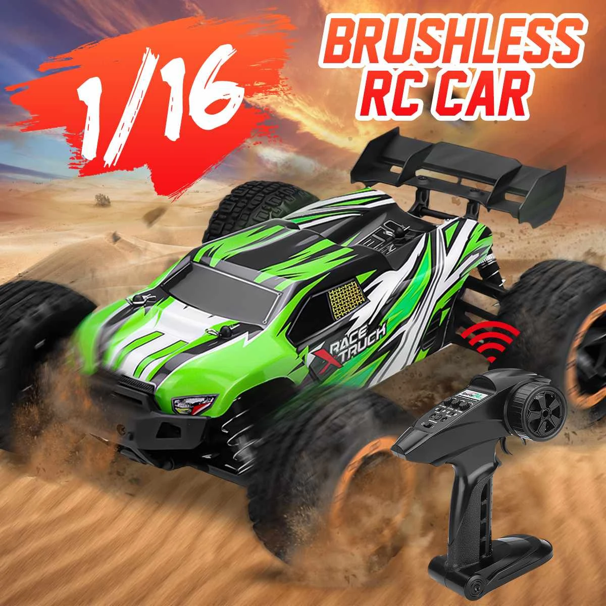SG 1602 2.4G 1/16 Brushless RC Car High 