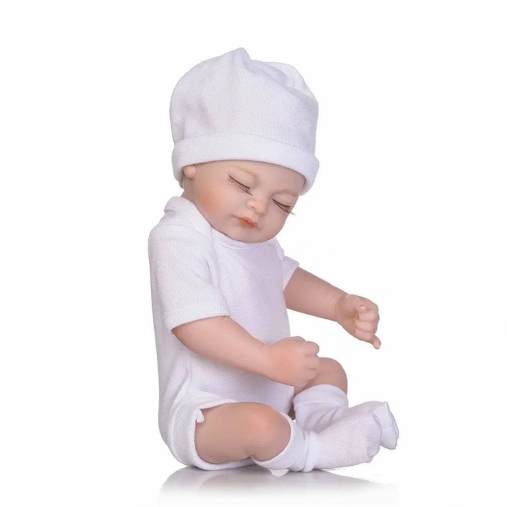 OCDAY 26CM Reborn Baby Dolls Cute Design Kids Soft Vinyl Lifelike Newborn Doll Girl Best Birthday Gift For Children Girls Toys