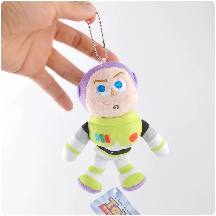 Buzz Lightyear 13cm Фильм История Игрушек 4 плюшевая игрушка форки Вуди Джесси Базз Лайтер Даки Банни Мягкая кукла Фигурка мультяшная игрушка для детей Подарки для детей - Цвет: Buzz Lightyear 13cm