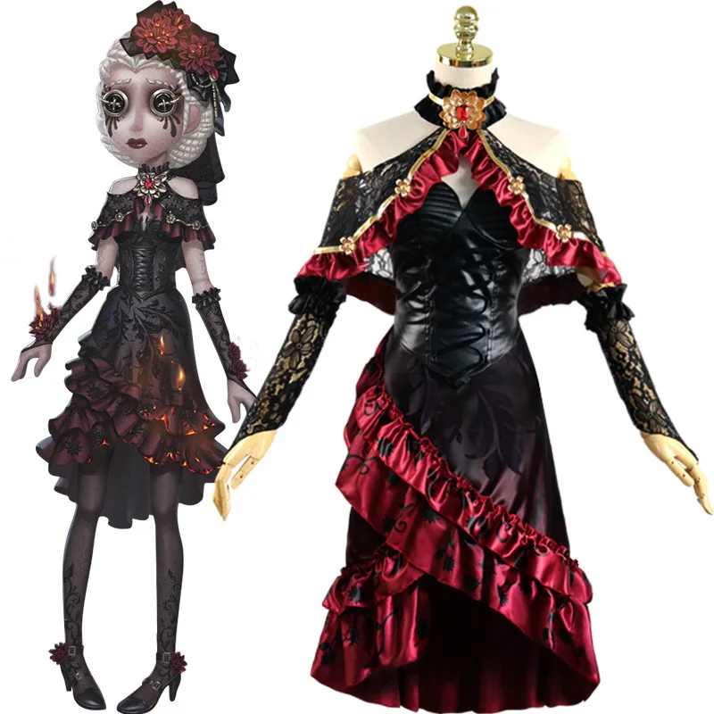 Game Identity V Cosplay Reversiors Doctor Emily Dale Costume New Skin Of Bath Fire Uniforms Fancy Dress Party Halloween Women