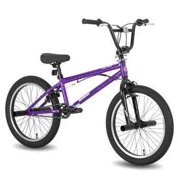 Bicicleta de acero de 20 "BMX, 5 colores, estilo libre, con doble pinza de freno, bicicleta acrobática