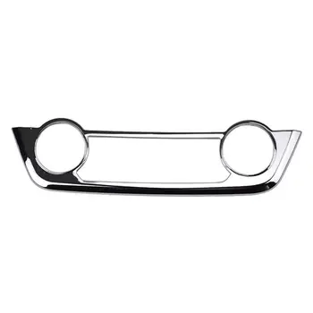 

Panel Car Panel Replaceable Panel Kit Center Control Trim Chrome Color ABS Dedicated for Toyota RAV4