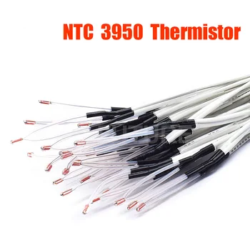 

5pcs 3D Pringter 100K ohm NTC 3950 Thermistors Sensors with Cable 3D Printers Parts For Reprap Mend Part Temperature Accessories