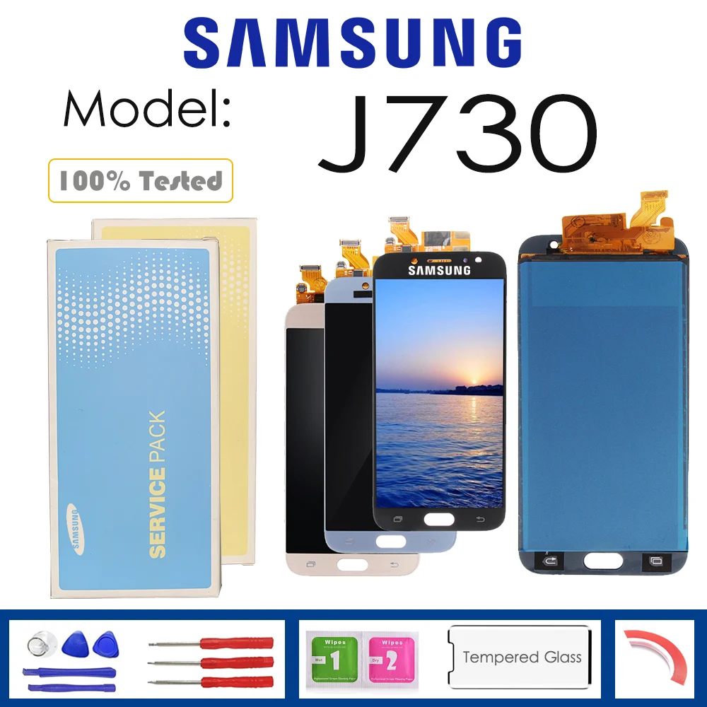 

Super Amoled LCD For Samsung Galaxy J730 LCD Display Touch Screen Digitizer Assembly lcd +gift