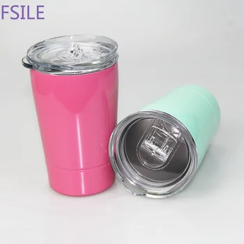 

12/20oz Stemless Coffee mug Wine Tumbler Portable Vacuum Insulated Coffee Cup Stainless Steel Travel Mug With Lids and Straw