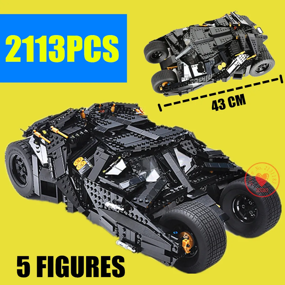 Новинка Супер герои конечная Бэтмобиль Fit Technic фигурки Бэтмена модель Джокера