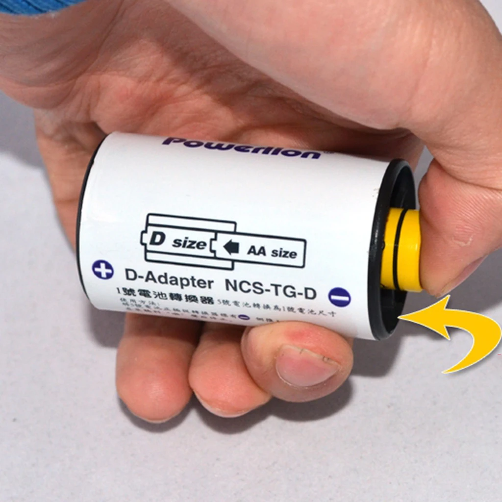 1 AA to D Size Battery Adaptor Holder Switcher Adapter Case Box Converter