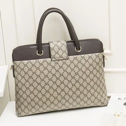 2021 Fashion Women's Leather Briefcases Women Laptop Briefcase Work Office Bag Ladies Crossbody Bags For Woman Business Handbags