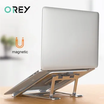 

Aluminum Alloy Portable Support Notebook Stand Foldable Base Laptop Stand Holder For Macbook Pro Air Adjustable Cooling Bracket