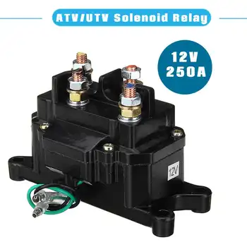 

12V 250A ATV/UTV Solenoid Relay For Electric Winch Seal Grade IP67 High Impact Resistance Current Strong Corrosion Resistance