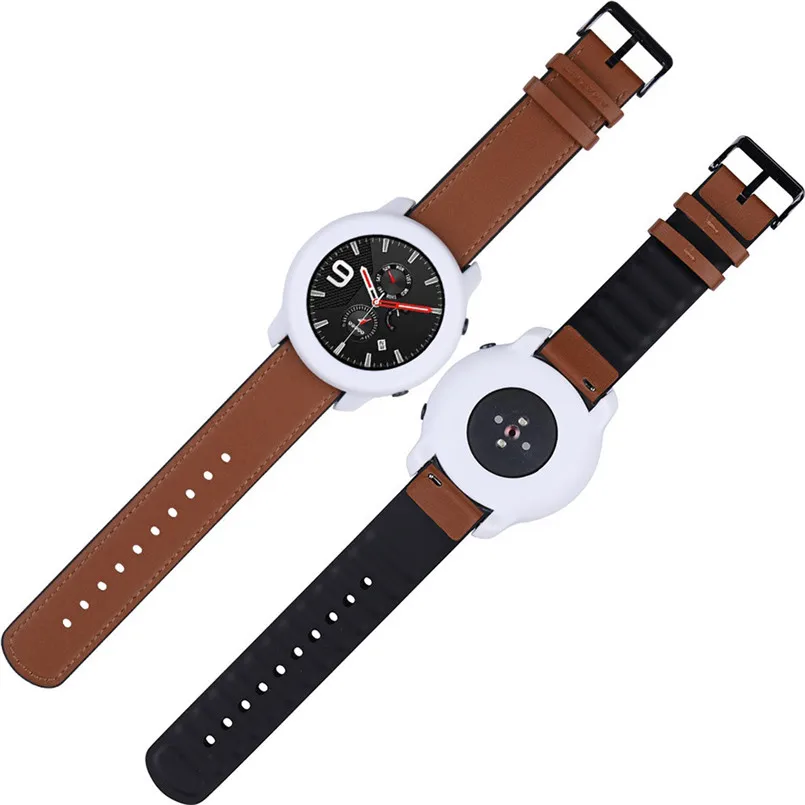 Replacement Case for Huami AMAZFIT GTR 47mm Soft TPU Protection Silicone Full Case Cover Shell Silicone Frame Protective 40AUG1539