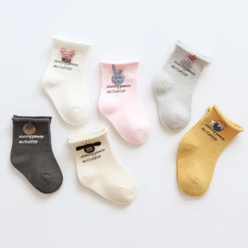 

Newborn Baby Boys Girls Socks Cartoon Animal Printed Sole Soft Shoes Sock Boys Girls Infant Toddler Anti-slip Socks