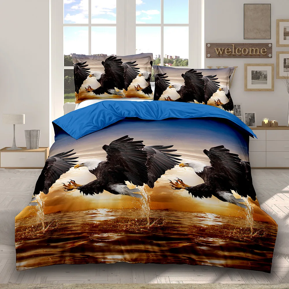 Домашний текстиль 2/3/4 шт. 3D с цветочным принтом queen Twin Duvet Стёганое одеяло крышки, простынь и наволочки) Свадебный Комплект постельного белья покрывала постельное белье - Цвет: 3D111