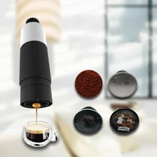 Mini Hand Pressure Portable Capsules Coffee Machine Cooking Cup Manual 21 Bar Italian Espresso Maker Extraction Pot