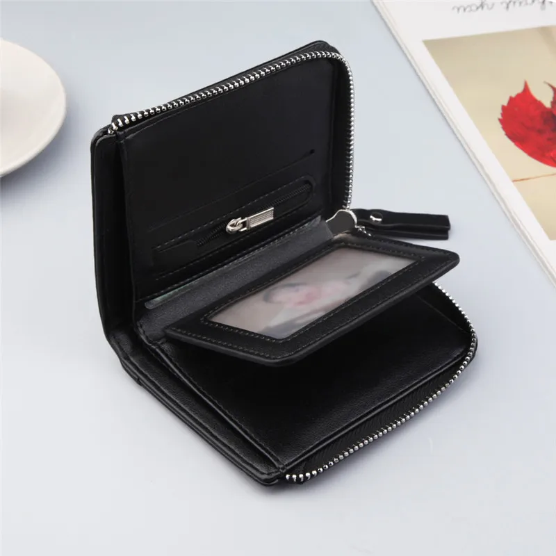 New Men's Genuine Leather Short Wallet Fashion Luxury Brand Coin Purse Driver's License Bag Purse For Men card Mini Wallet
