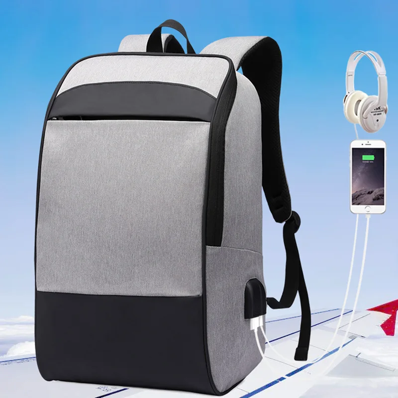 

2019 Newly Men Anti Theft Laptop Backpack Large Capacity Waterproof USB Charging Backpack J9