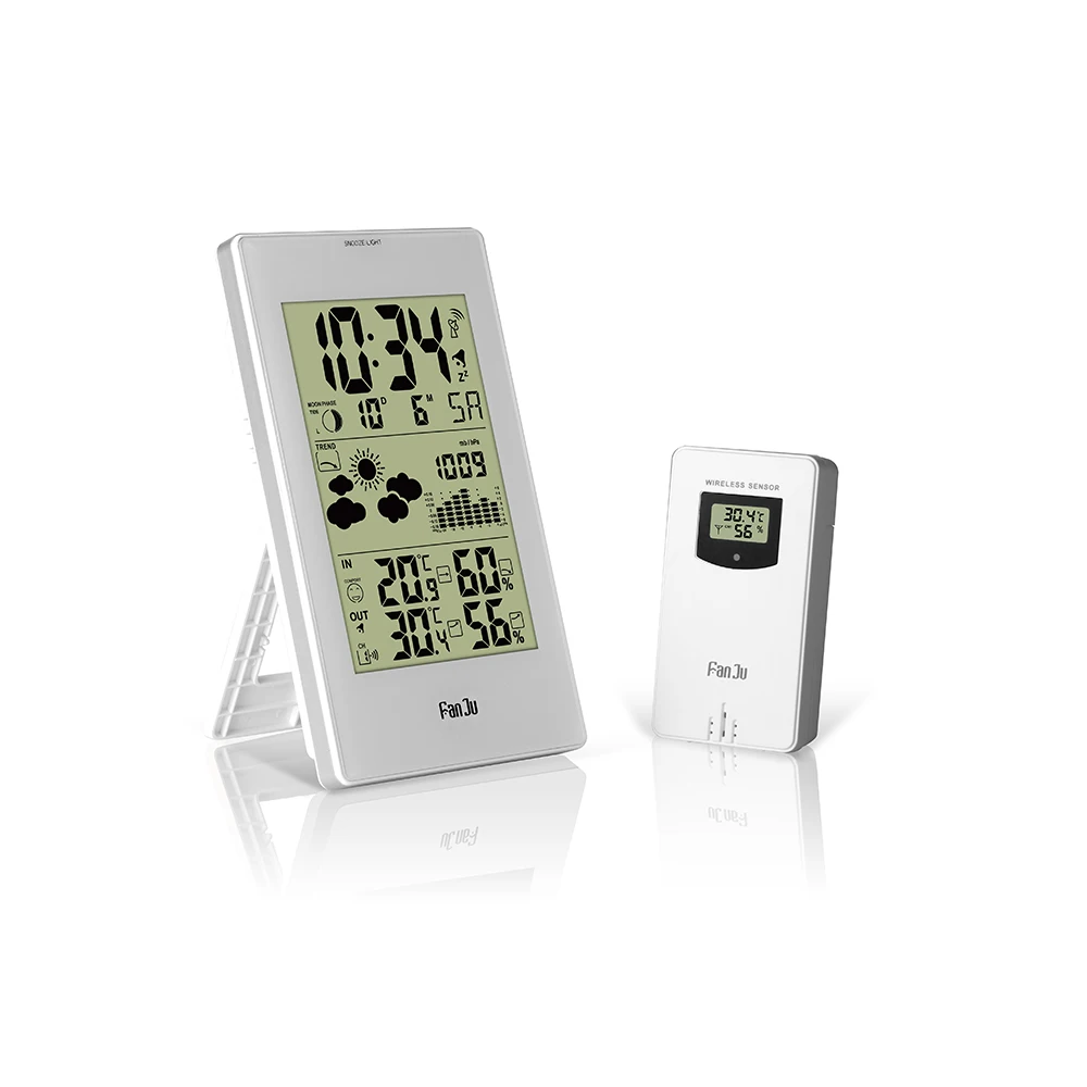 Wireless Thermometer Hygrometer Barometer Weather Station Weather Forecaster Station Digital Temperature Humidity Meter
