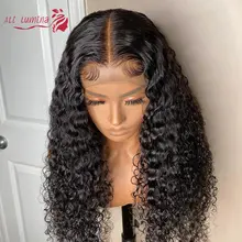 

Water Wave Human Hair Wigs Transparent 13x5x2 T Part Lace Front Wigs PrePlucked 180 Density Brazilian Hair Wigs Remy Lace Wigs
