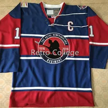 11 Мура святого Иоанна IceCaps Королевский ньюфаундлендский полк хоккейная Джерси Вышивка сшитая на заказ любое количество и имя