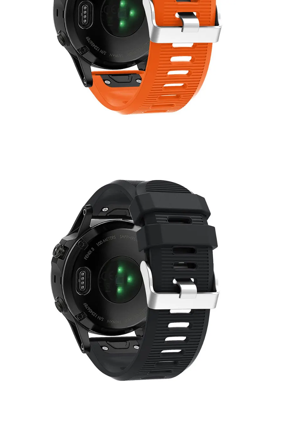 Ремешок QuickFit Garmin Fenix 6 6X6 S/5S 5X5 Plus 3HR силиконовый ремешок Forerunner 945 935/Instinct ремешок для часов 20 мм 22 мм 26 мм